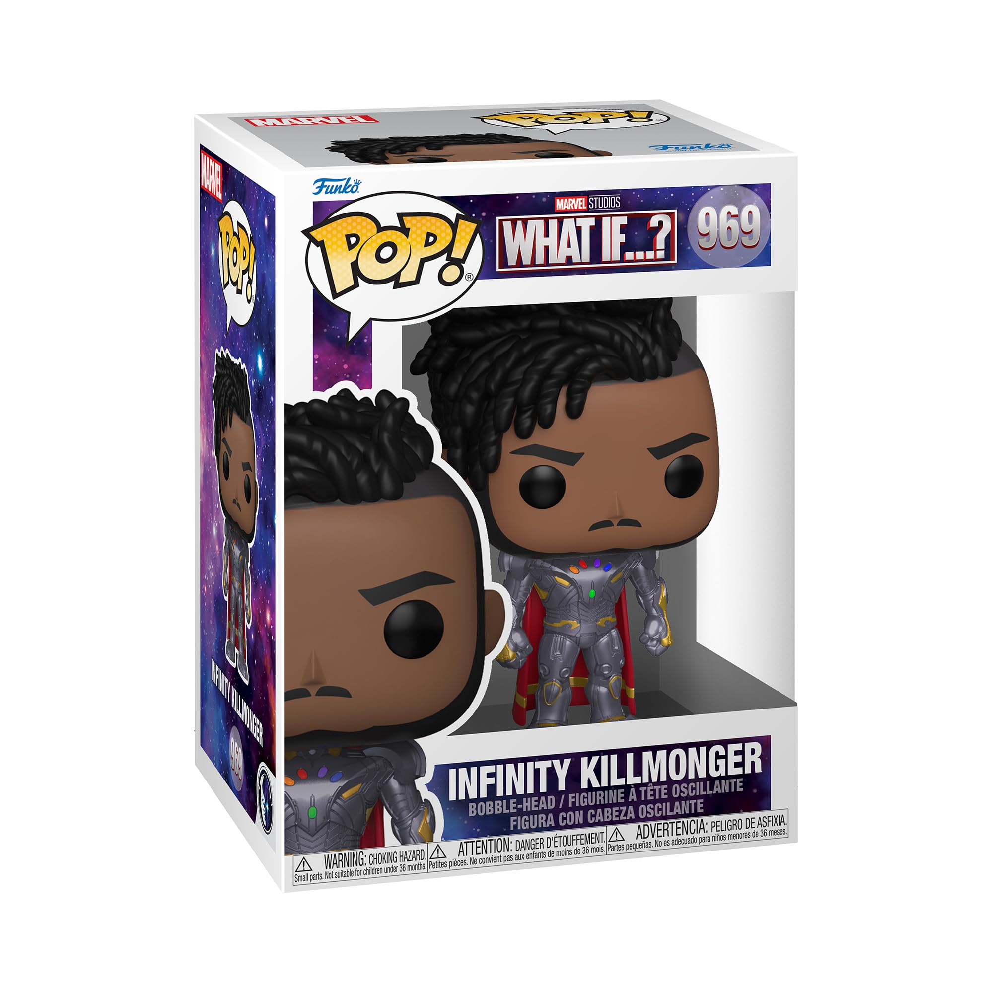 Funko POP! Marvel - the King - What If - Infinity Killmonger - Marvel What If - Collectable Vinyl Figure - Gift Idea - Official Merchandise - Toys for Kids & Adults - TV Fans
