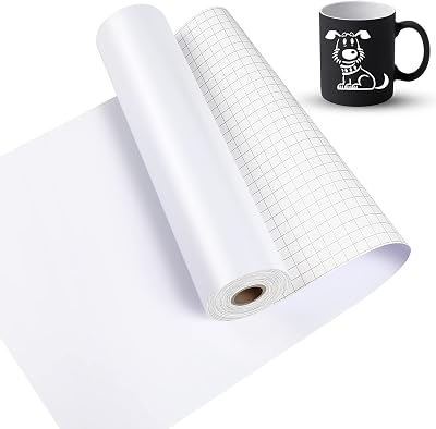 Lya Vinyl Permanent Self-Adhesive Vinyl 12x40 ft Matte White for Cricut