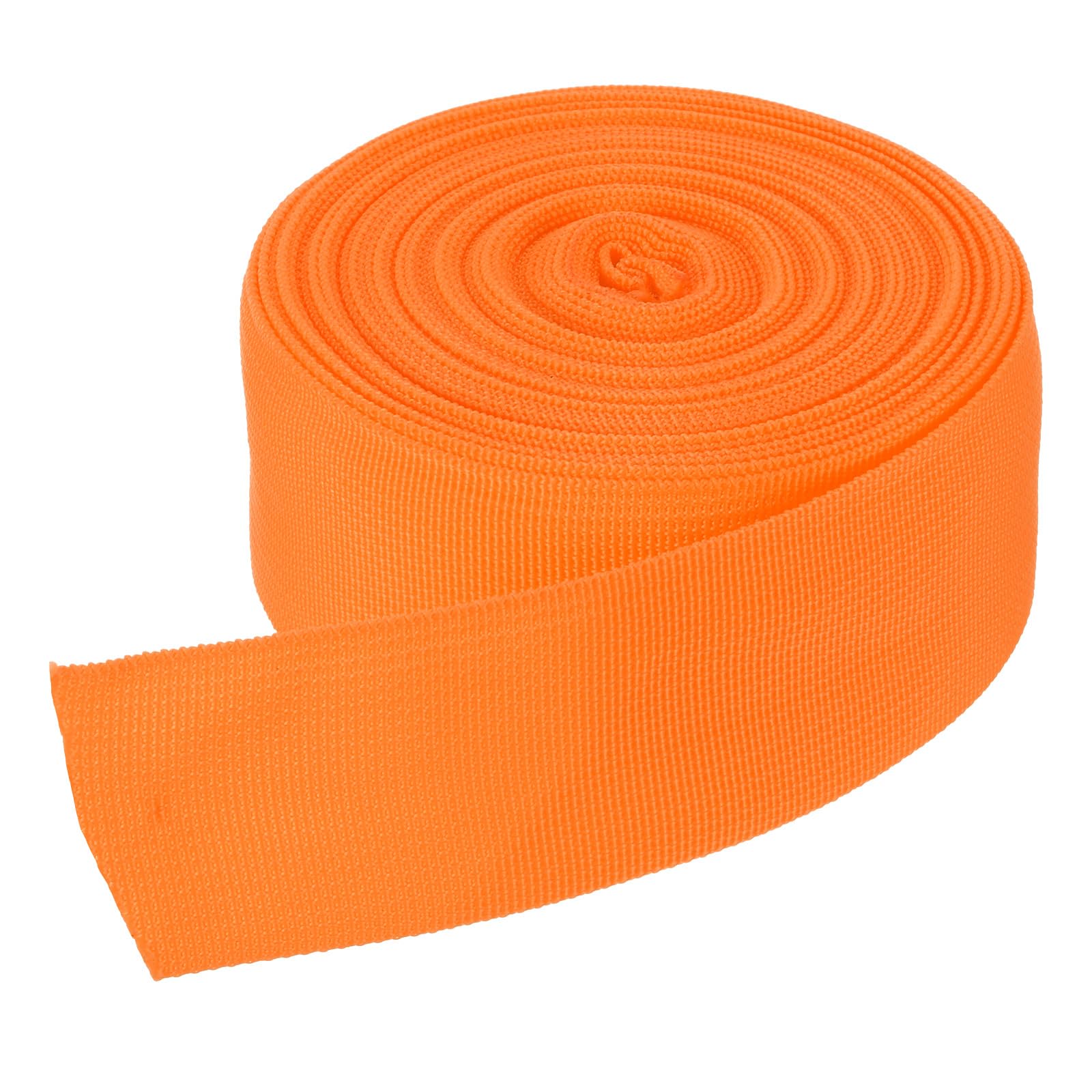 DMiotech 10 Yard x 2 Inch Width Nylon Webbing Strap Poly Flat Webbing Strapping for DIY Craft Backpack Strapping, Sewing, Outdoor Gear Repair, Orange