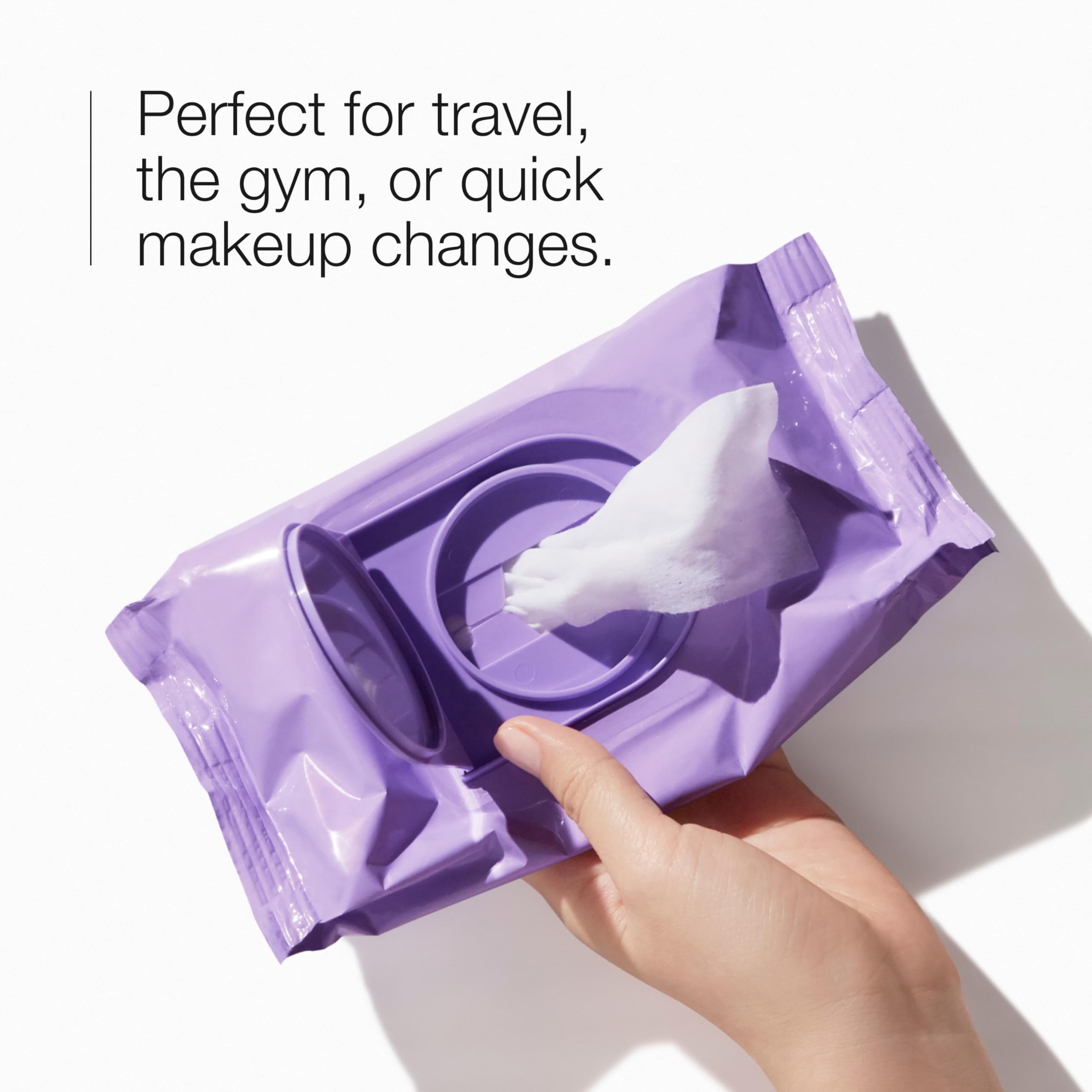 Clinique Take The Day Off Micellar Cleansing Makeup Remover Wipes For Face and Eyes | For All Skin Types | No Water Required | Perfect For Gym or Travel