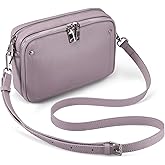 befen Genuine Leather Crossbody Bags for Women, Purses with Built in RFID Wallet Woman Camera Shoulder Bag Handbags | Genuine Leather, Built in RFID Wallet, Genuine Leather, Built in RFID Wallet