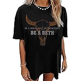 Wild West Cowboy T Shirt Women Oversized Howdy Rodeo Shirt Country Music Short Sleeve Tops