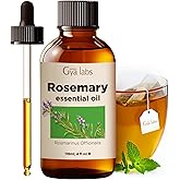 Gya Labs Rosemary Essential Oil for Hair – Huge 4 Fl Oz – Premium Grade Essential Oils for Diffuser, Aromatherapy, Hair Care, Skin Care, Body, Massage & DIY Candle Making Scents