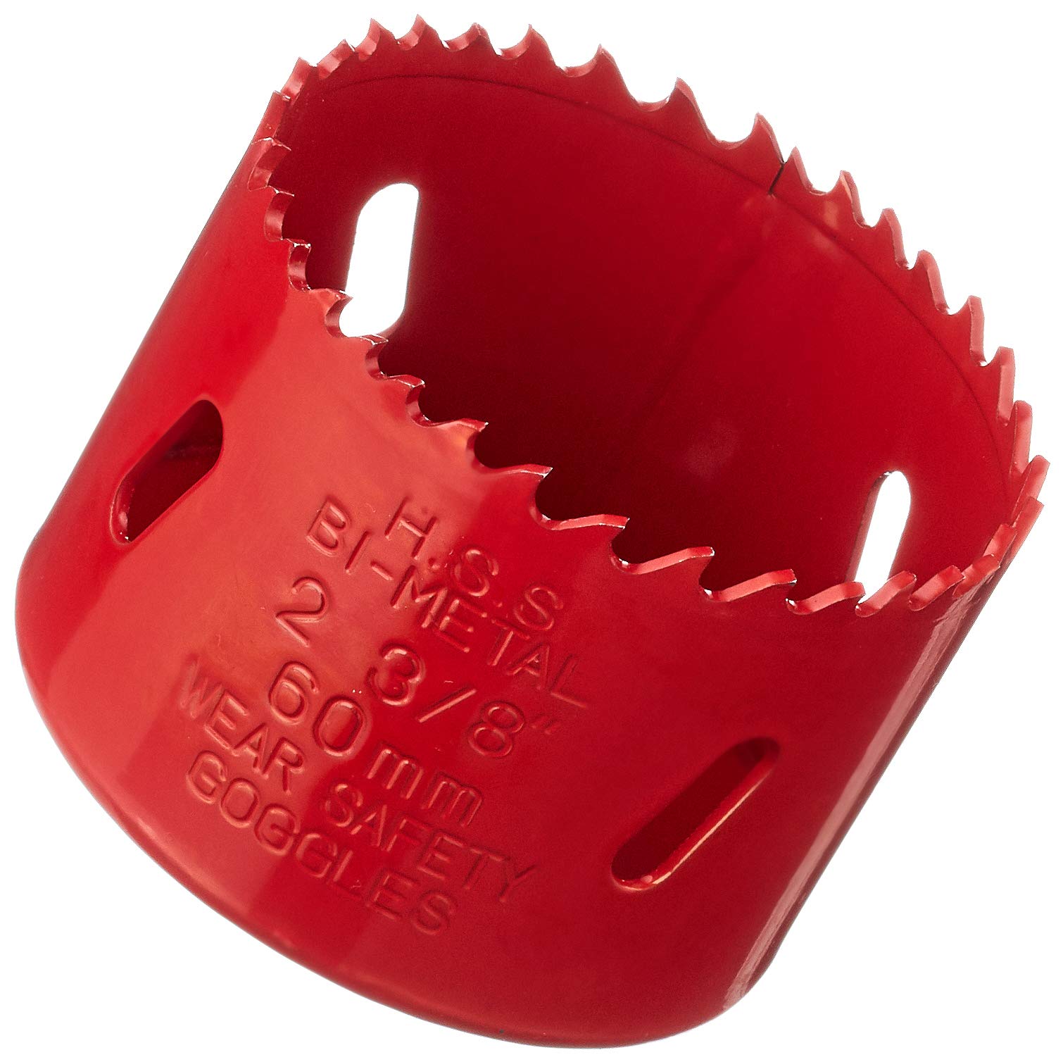 Ruko HSS Bi-Metal Hole Saw with Varied Toothing, Red Finish, 60.0 mm Diameter, R106060