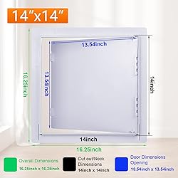 Suteck Plastic Access Panel for Drywall Ceiling 14