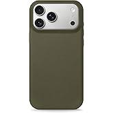 LONLI Edition | Italian Leather - for iPhone 17 Pro - Premium Italian Full Grain Leather Phone Case - [Develop Unique Patina] - [Built-in Camera Control and Compatible with Magsafe] - Spruce