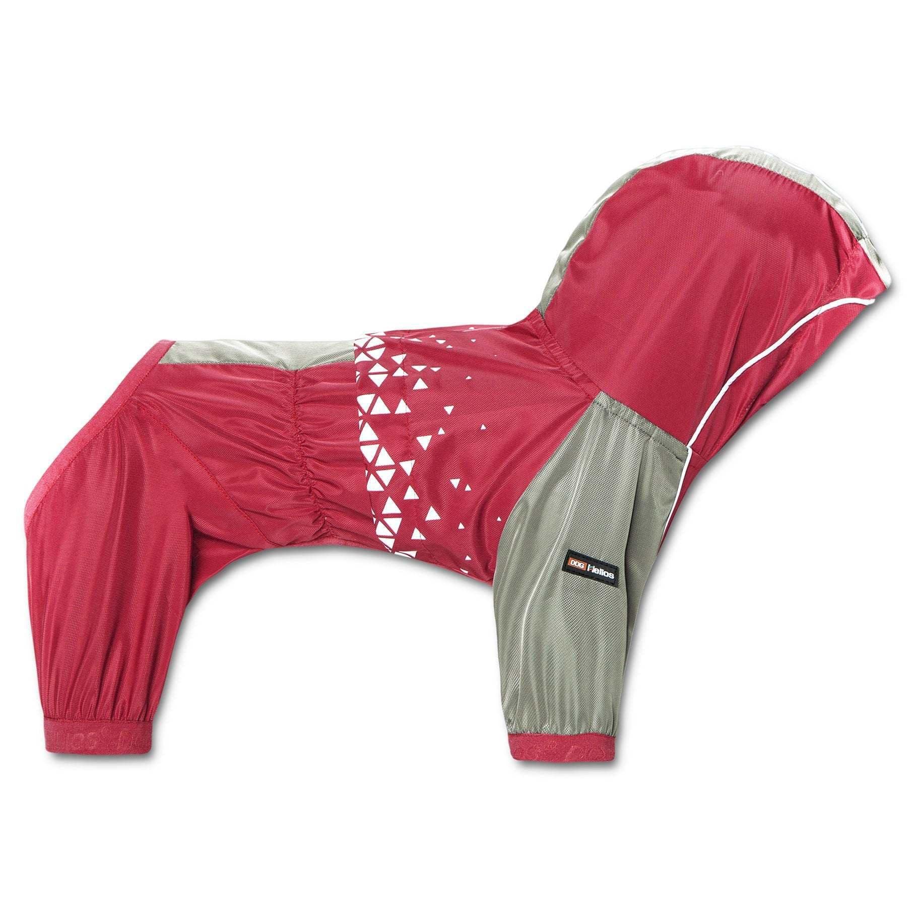 Dog Helios 'Vortex' Full Bodied Waterproof Windbreaker Dog Jacket, Small, Red