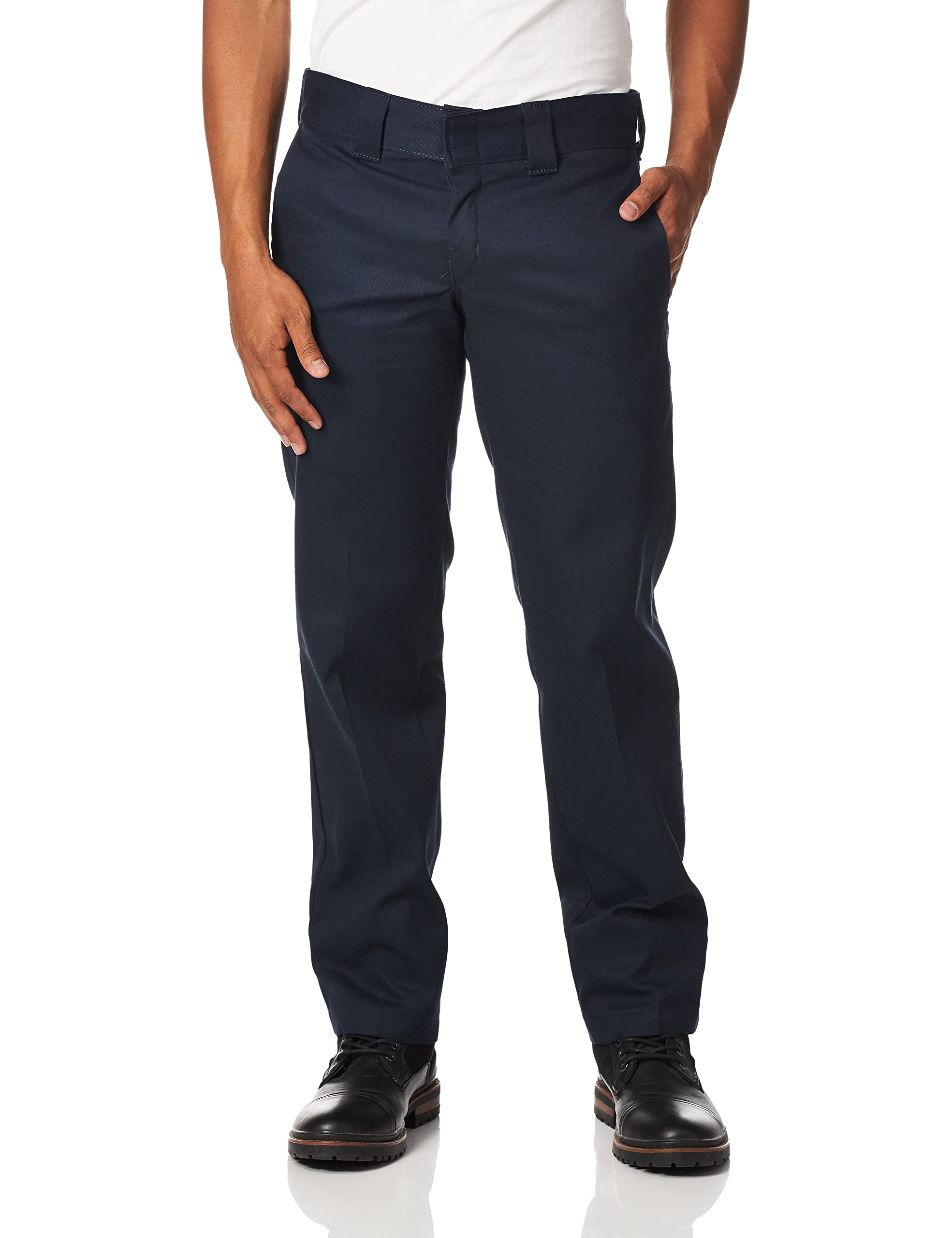 Dickies Flex Work Pant Slim Straight Fit – Pantaloni Da Lavoro Uomo – Blu Scuro – Taglia 31W X 34L – Tessuto Elasticizzato