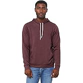 Bella + Canvas Unisex Sponge Fleece Pullover Hooded Sweatshirt XL HEATHER MAROON