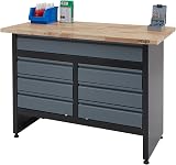 BiGDUG Garage Workbench Drawer Cabinet 7 Drawers 842H x 1200W x 600D mm view 3