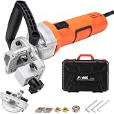 Handheld Chamfer Tool, Metal Chamfering Tool, for Trimming, Beveling, Deburring, 45 Degree Arc and Bevel, 850W 120V 60Hz, Model PT-100 (Machine)