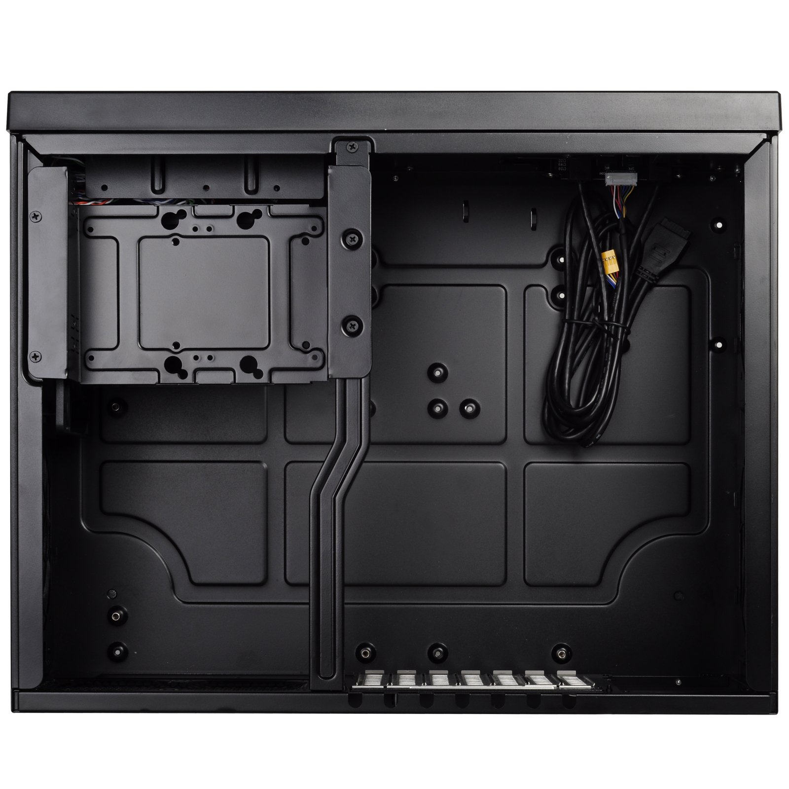 SilverStone Technology GD09 Home Theater PC (HTPC) Computer Case with Faux Aluminum Design for ATX/Micro-ATX Motherboards, SST-GD09B