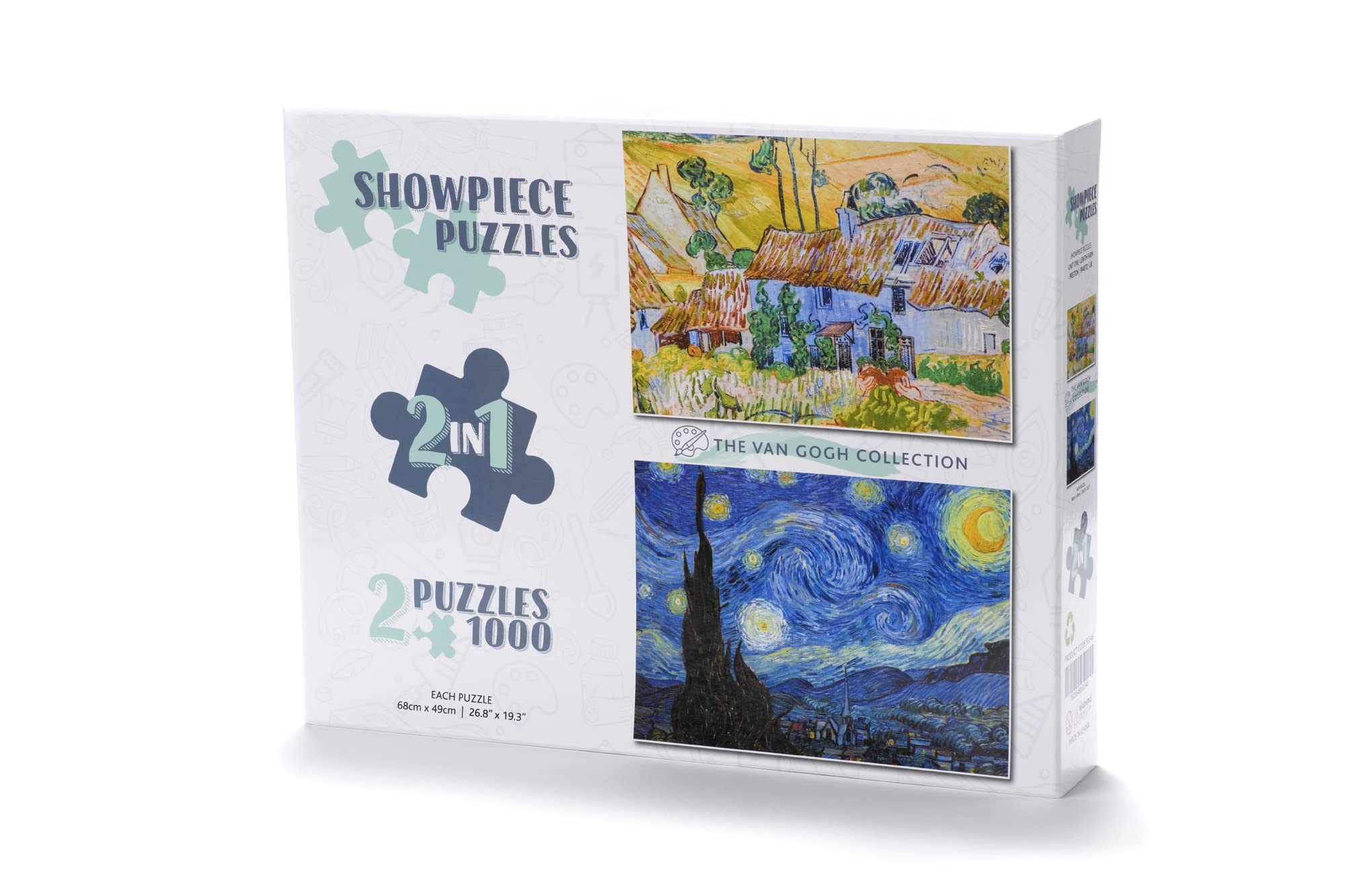 Showpiece Puzzles 2 x 1000 Piece Collection (Van Gogh)