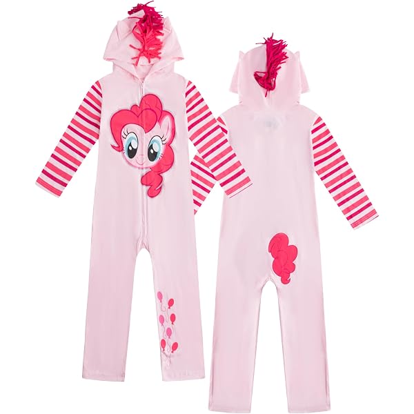 Pinkie Pie My Little Pony Costume – Deluxe Outfit For Toddlers, Includes Dress, Headband & Tail, X-Small (3T-4T) - View #3