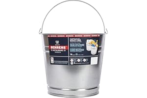 Behrens 1214GS, 13 Liter (14 Quart) Galvanized Steel Pail