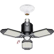 Craftersmark Motion Sensor Garage Lights for Ceiling 80W 800