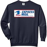 Express Mail Logo with Eagle Comfort Colors Adult Sweatshirt