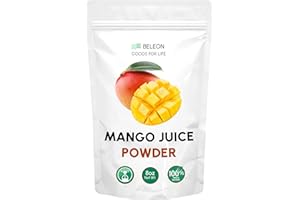 BELEON GOODS FOR LIFE Mango Powder - Pure All Natural Mango Powder for Drinks, Smoothies, Juice, Beverage, Baking, 8 oz