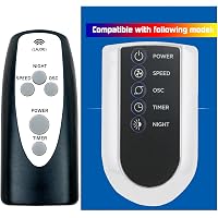 Amazon.com: Replacement Remote Control for Lasko 2033666D 2033666C T42050  T36205 T42552 T42951 T42952 T42954 T42964 T48312 T48322 T48332 T48312  T48314 Oscillating Tower Fan : Home u0026 Kitchen
