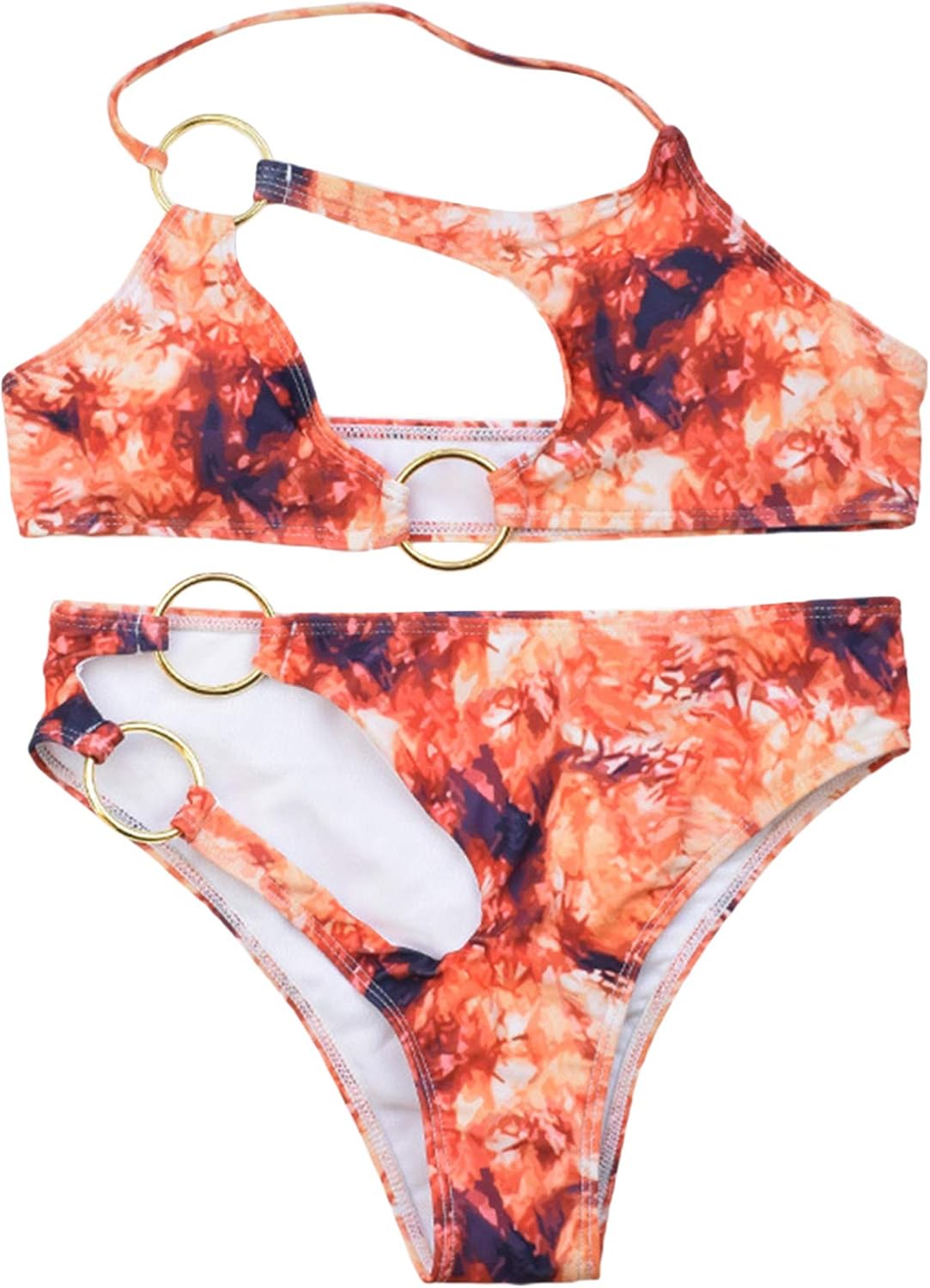 Costumi da bagno a maniche lunghe bambini bambine top fondo costume da