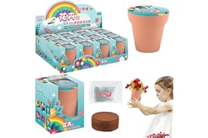 Flower Growing Kit - Kids Gardening Box for Seed Starting,Self Growing, Soil, Seeds, Art Projects Toys, Kids Arts and Crafts 