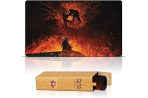 Paramint The Shadow and The Flame (Stitched) - MTG Playmat by Anato Finnstark - Compatible with Magic The Gathering Playmat -