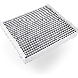 Cabin air filter (1-pack, gray) works with a vehicle’s ventilation system to create cleaner inside air. Measures 8.2 by 1 by