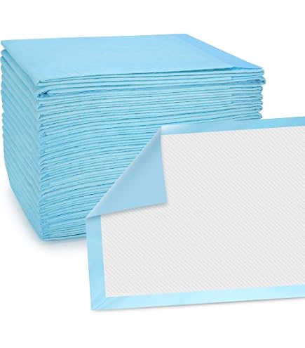 thumbnail image 2 of RIDEX Disposable Bed Underpads For Adults – 100 Pads, 23x36 Inches (Light Absorbency) 2 of 5