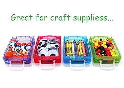 Storage Box, School Supplies Super StackerCrayon