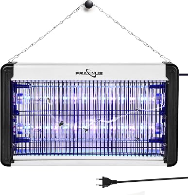 Lampe Anti Moustiques, Tue Mouche Eléctrique, Destructeur D' Insectes, Anti Moustique Intérieur, UV LED Piège Insectes Volants: Mouches, Moucherons, Moustiques, Guêpes. (1,5 M Câble)