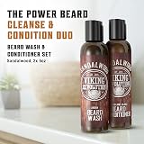 Viking Revolution Beard Wash & Conditioner Set with Argan Jojoba Oils 5oz view 2