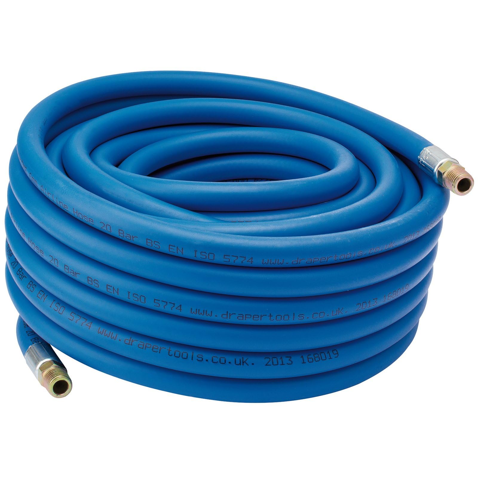 Draper AH15M8 1/4-Inch BSP 8 mm Bore Air Line Hose, Blue, 15 m