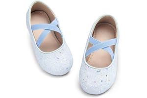 Otter MOMO Toddler Little Girls Party Dress Princess Shoes Slip On Mary Jane Ballerina Flats Shoes