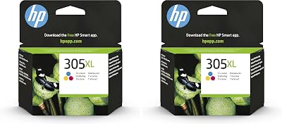HP 3YM63AE 305XL Tri-Color High Yield Ink Cartridge Pack of 2