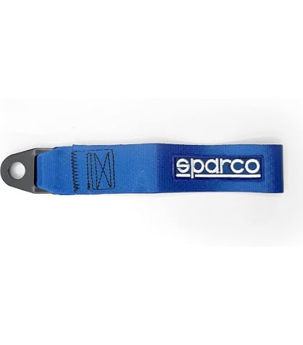 01638NR Performance Towing-Hook-Ribbon - Black - Max. 2000kg - 16mm Hole On