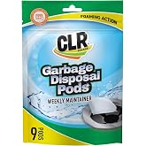 CLR Brands Garbage Disposal Foaming Cleaner | Powerful Fast-Dissolving Formula, Fresh Clean-Scented Pod, Removes Disposal Odors, Use Weekly