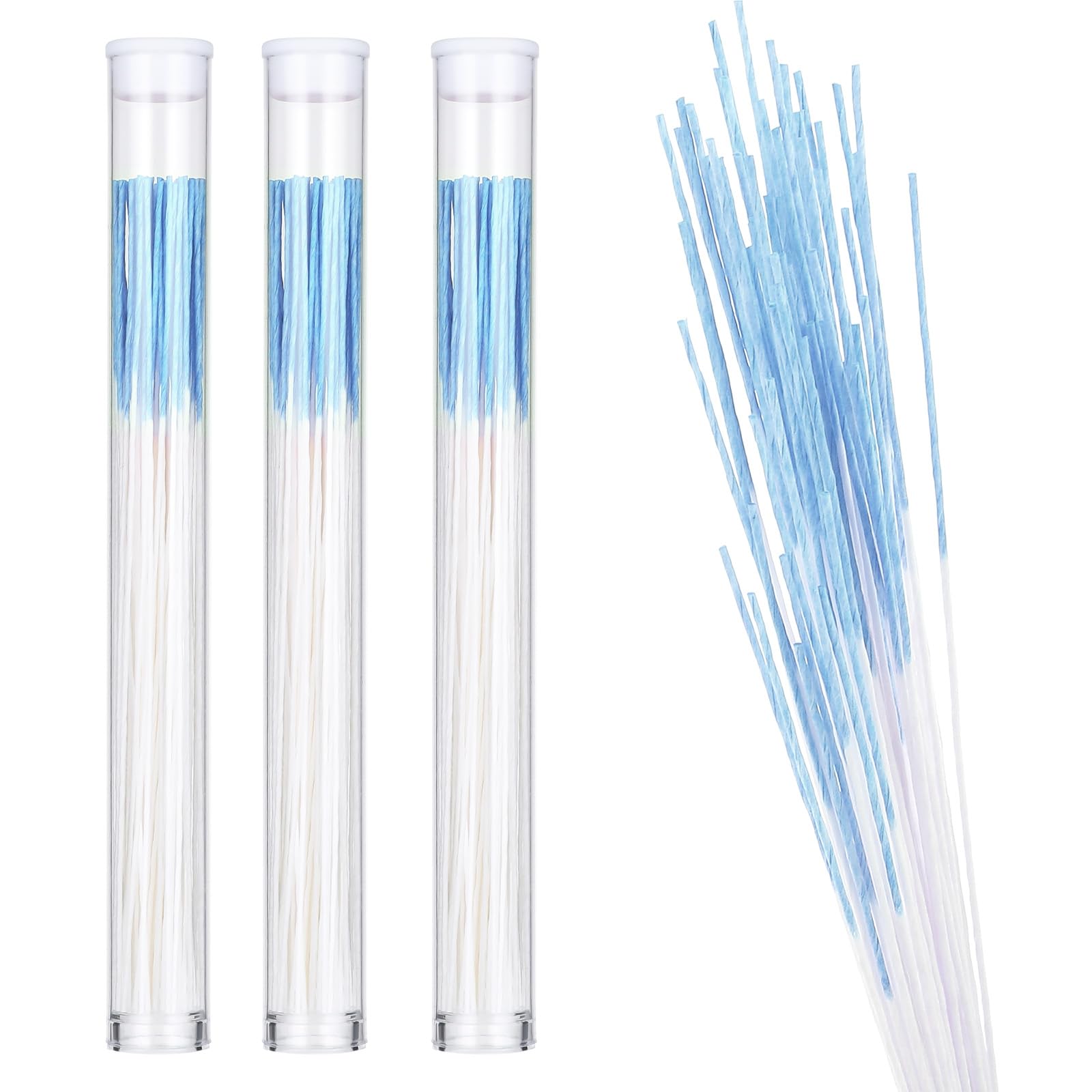 Photo 1 of 180 Pcs Piercing Cleaner Floss Disposable Piercing Hole Cleaner Ear Hole Cleaner Ear Piercing Care Cleaning Tool Ear Hole Cleaning Line Aftercare Earring Hole Cleaner Odor Removal Ear Care (Blue)