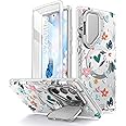 i-Blason Cosmo for Samsung Galaxy S24 Ultra Case with Camera Cover Stand, [Support MagSafe] Stylish 360 Full Case with Screen Protector & Kickstand Magnetic Phone Case for S24 Ultra, Paint