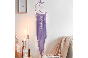 HSDCGET Dream Catchers, Moon Dream Catcher for Girls Boys Adult, Boho Wall Decor, Bedroom Decor, Living Room Decor, Nursery Decor, Teen Girl Gifts, Gifts for Women, Gifts for Christmas/Thanksgiving Day