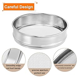 PATIKIL 72 Mesh Lab Sieve, 8" Diameter Test Sieve