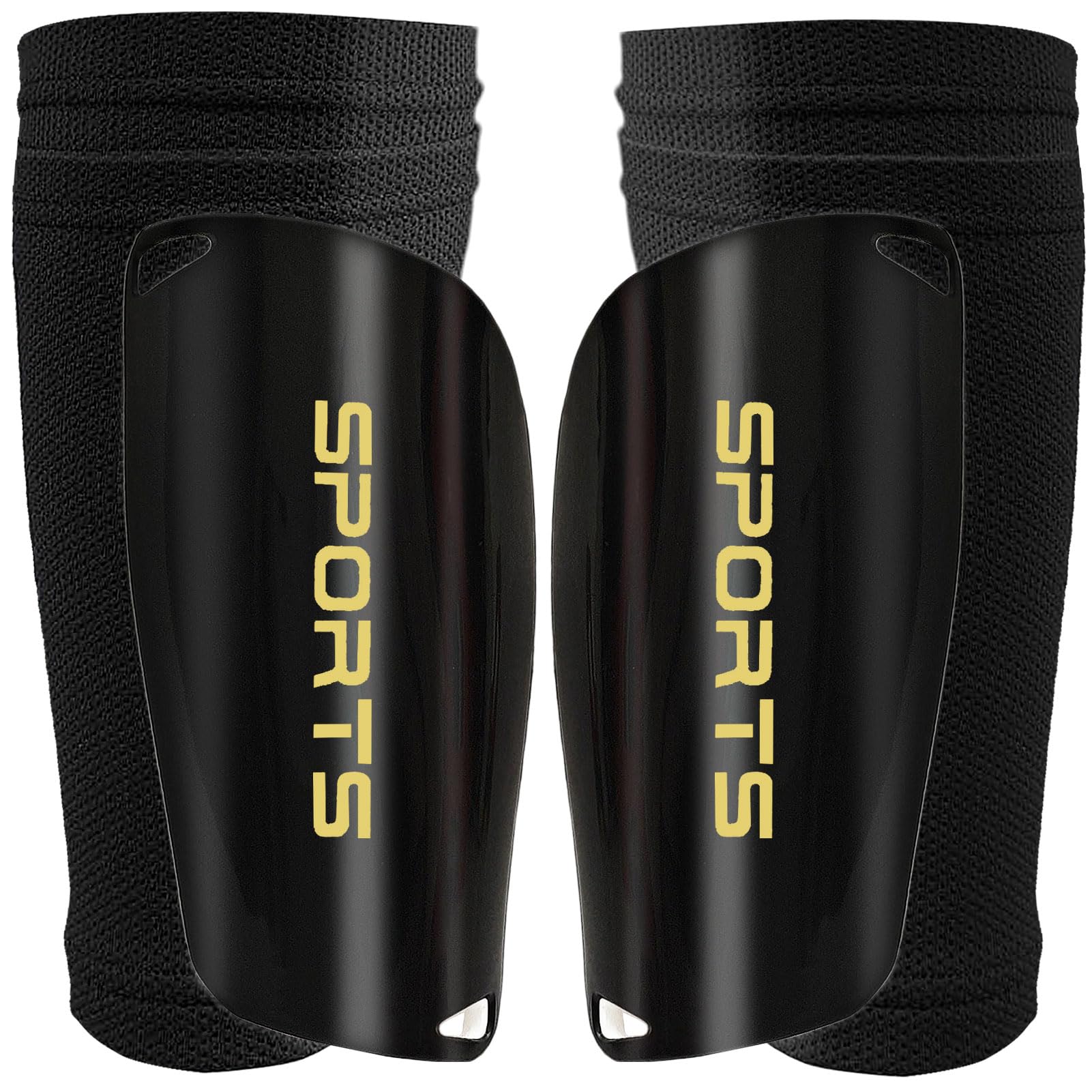 Photo 1 of Shin Guards Soccer Youth Kids Toddler, Shin Guard Sleeves for Age 3-15 Year Old Boys Girls, Shin Pads with Optimized Insert Pocket for Football Games, EVA Cushion Protective Equipment