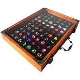 TCGADVN Dice Display Storage Case Storing Dice Sets and Collections,Dice Case Compatible with DND or RPG Role Playing and Other Table Games