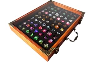 TCGADVN Dice Display Storage Case Storing Dice Sets and Collections,Dice Case Compatible with DND or RPG Role Playing and Oth