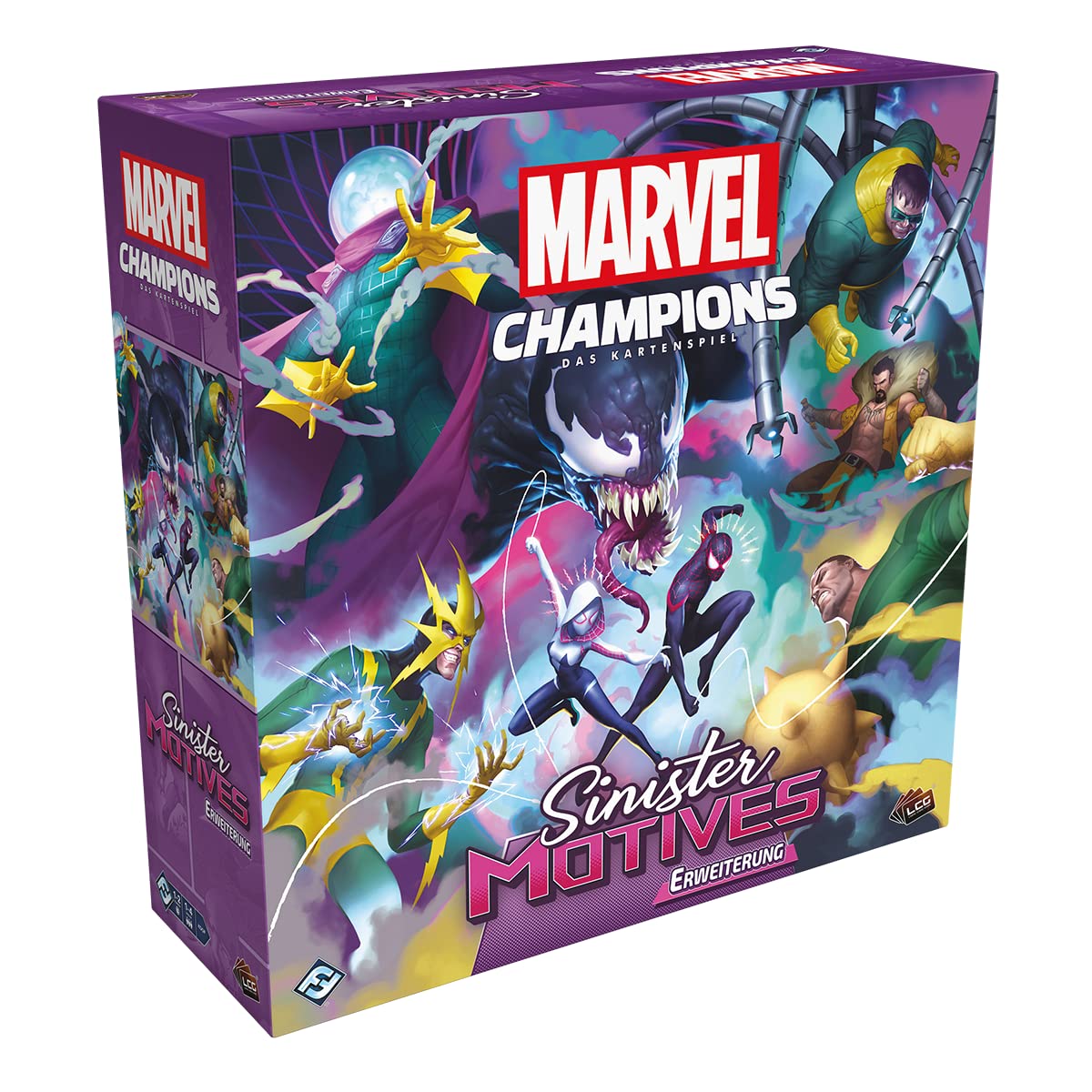 Fantasy Flight Games Asmodee Marvel Champions: LCG - Sinister Motives | Campaign Expansion | Expert Game | Card Game | 1-4 Players | Age 14+ | 60+ Minutes | German