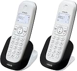VTech CS1501 DECT Cordless Phone 2 Handsets Call Block White view 2