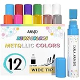12 Pack Car Window Washable Markers for Cars |15mm