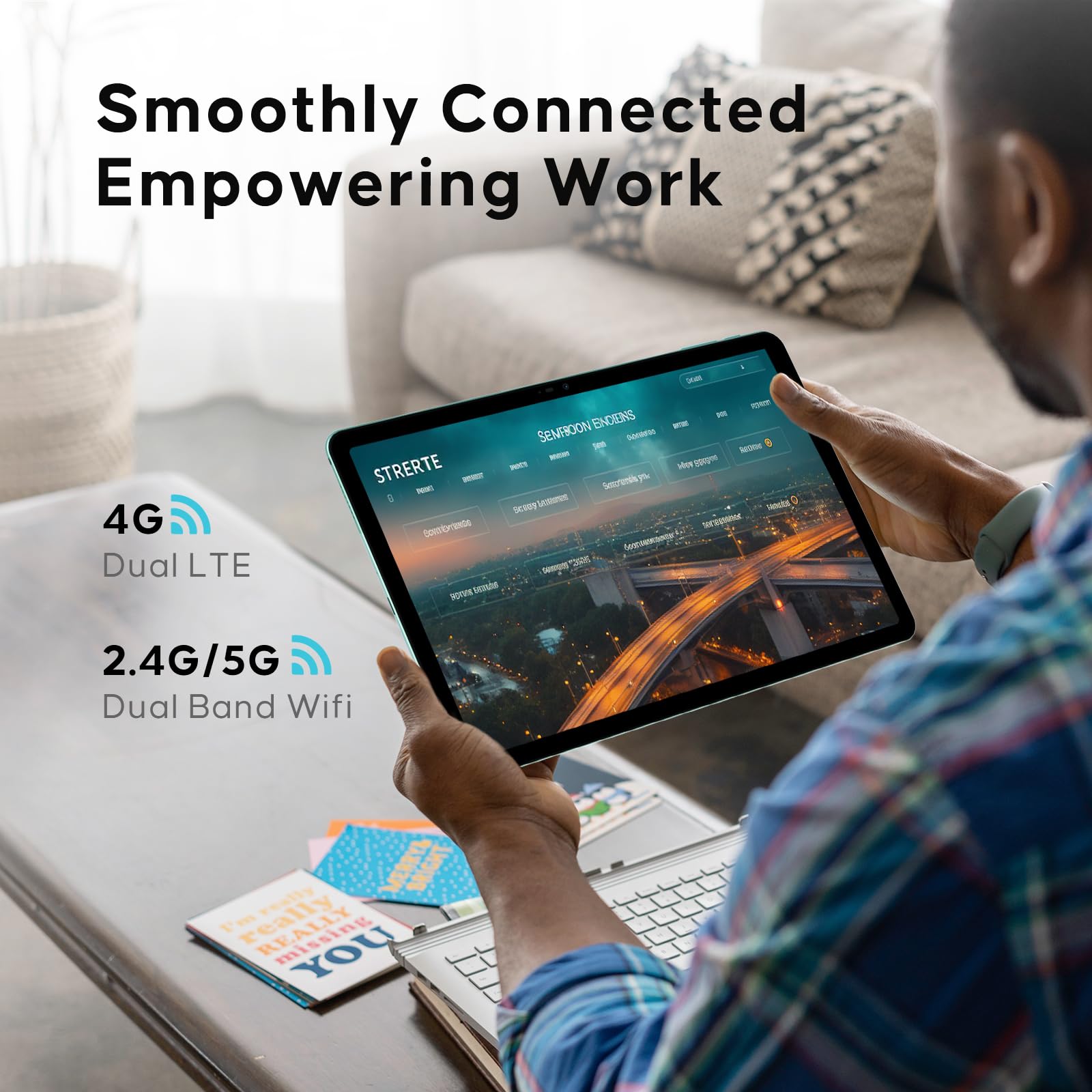 DOOGEE T30 PRO 11 Inch Tablet, 2.5K Android Tablets with 15GB RAM 256GB ROM, Helio G99 Octa-core Gaming Tablet with 8580mAh, 4 Speakers, 20MP Camera, TÜV Low Bluelight, BT5.0, Green