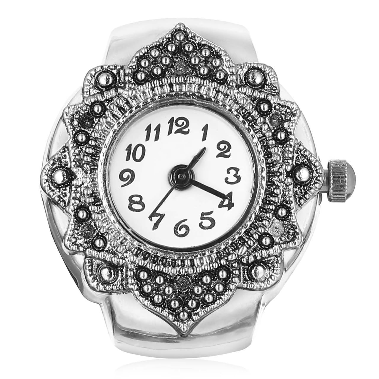 Balacoo Women Finger Watch- Quartz Finger Ring Watches, Watch rRings for Men Women