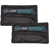 Ice Vibe Cold Packs - Hock Bead 1pair, Black/Aqua, Each