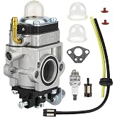 300486 43cc Carburetor, Replacement Small Engine Carburetor Fits for Earthquake Tiller &amp; Auger E43 MC43 MD43 WE43 Series, Compatible with Powermate &amp; Southland PCV43 SCV43 Cultivator, SEA43 Auger